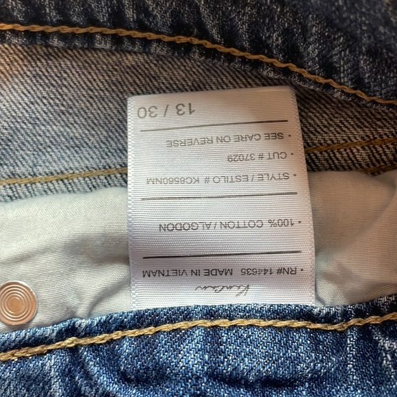 Kancan size 13/30 Jean shorts - Picture 5 of 7